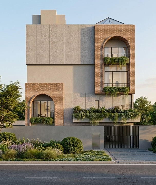 Brick facade Option 01